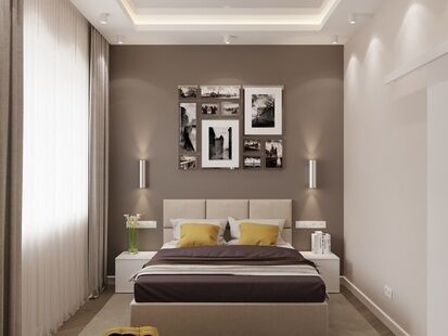 Фото № 1: Дизайн-проект двухкомнатной квартиры 51.7  м² Стиль Контемпорари для ЖК Московский