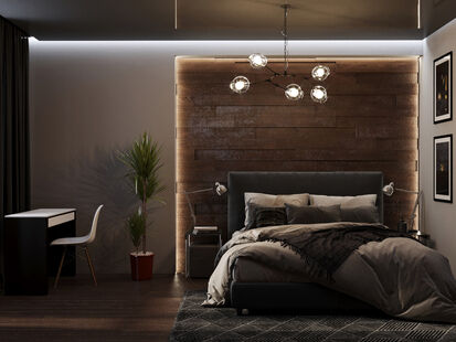 Фото № 3: Дизайн-проект трехкомнатной квартиры 103.0  м² Стиль Эклектика для ЖК Московский