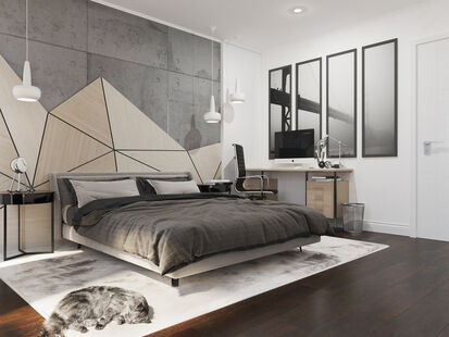 Фото № 1: Дизайн-проект двухкомнатной квартиры 54.57  м² Стиль Минимализм для ЖК Московский