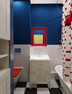 Фото № 5: Дизайн-проект квартиры-студии 25.1  м² Стиль поп-арт для ЖК Московский