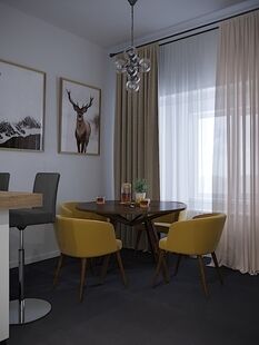 Фото № 5: Дизайн-проект трехкомнатной квартиры 89.4  м² Стиль Фьюжн для ЖК Московский