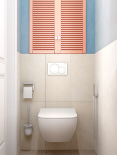 Фото № 6: Дизайн-проект трехкомнатной квартиры 72.0  м² Скандинавский стиль для ЖК Московский