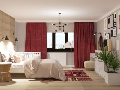 Фото № 1: Дизайн-проект трехкомнатной квартиры 110.35  м² Стиль Контемпорари для ЖК Московский