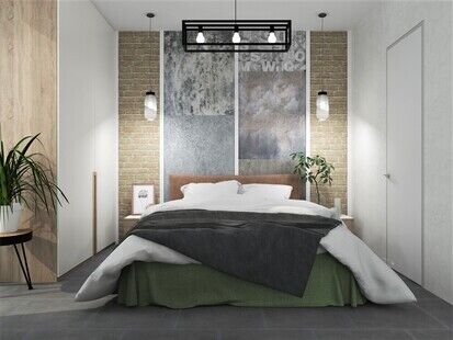 Фото № 1: Дизайн-проект трехкомнатной квартиры 95.0  м² Стиль Фьюжн для частного дома