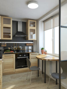 Фото № 6: Дизайн-проект двухкомнатной квартиры 41.0  м² Стиль Минимализм для ЖК Московский