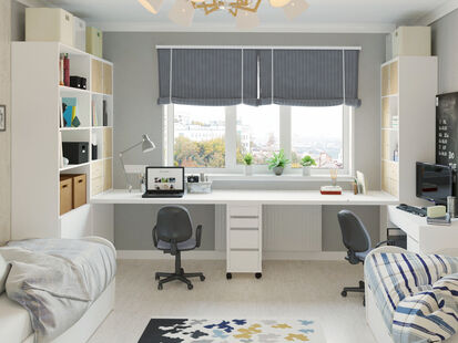 Фото № 2: Дизайн-проект трехкомнатной квартиры 89.3  м² Стиль Модернизм для ЖК Московский