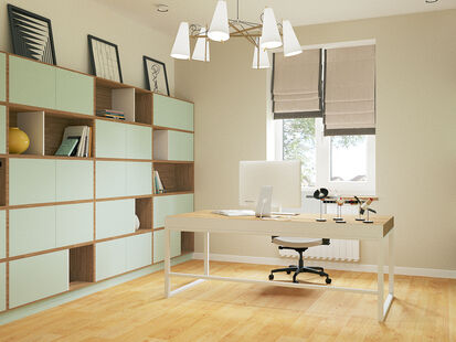 Фото № 3: Дизайн-проект трехкомнатной квартиры 90.2  м² Эко-стиль для ЖК Московский