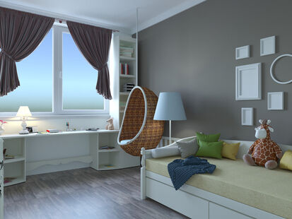 Фото № 5: Дизайн-проект трехкомнатной квартиры 85.29  м² Стиль Фьюжн для ЖК Московский