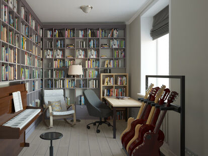 Фото № 6: Дизайн-проект двухкомнатной квартиры 70.8  м² Стиль Контемпорари для ЖК Московский