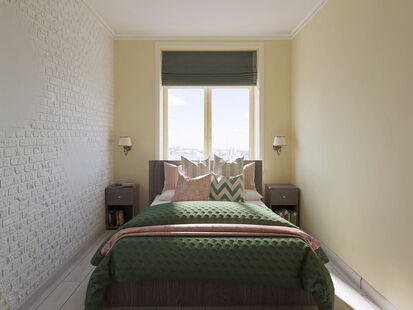 Фото № 5: Дизайн-проект двухкомнатной квартиры 70.8  м² Стиль Контемпорари для ЖК Московский