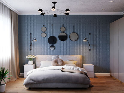 Фото № 5: Дизайн-проект пятикомнатной квартиры 181.64  м² Стиль Контемпорари для двухэтажного дома