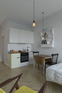 Фото № 5: Дизайн-проект квартиры-студии 25.67  м² Скандинавский стиль для ЖК Московский