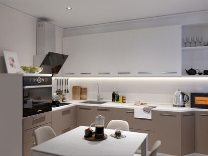 Фото № 2: Дизайн-проект однокомнатной квартиры 41.56  м² Стиль Контемпорари для ЖК Московский