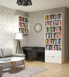 Фото № 3: Дизайн-проект зала 16.5  м² Стиль Модернизм для ЖК Московский