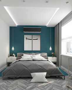 Фото № 1: Дизайн-проект двухкомнатной квартиры 51.49  м² Стиль Минимализм для ЖК Московский