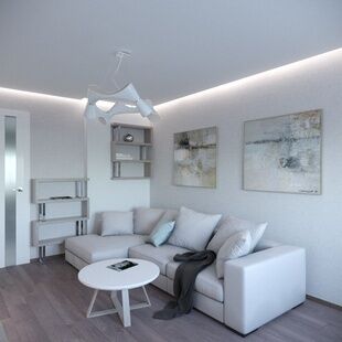 Фото № 1: Дизайн-проект трехкомнатной квартиры 84.1  м² Стиль Минимализм для ЖК Московский