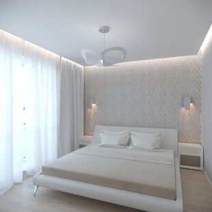 Фото № 4: Дизайн-проект трехкомнатной квартиры 84.1  м² Стиль Минимализм для ЖК Московский