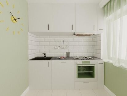 Фото № 5: Дизайн-проект двухкомнатной квартиры 51.0  м² Стиль Американская классика для ЖК Московский