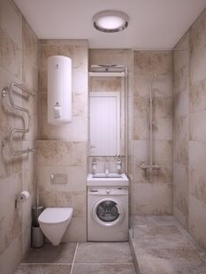 Фото № 4: Дизайн-проект однокомнатной квартиры 40.77  м² Скандинавский стиль для ЖК Московский