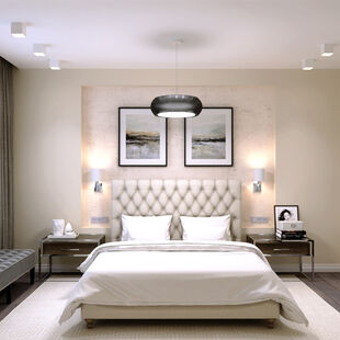 Фото № 4: Дизайн-проект трехкомнатной квартиры 93.5  м² Стиль Модернизм для ЖК Московский