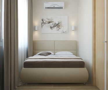 Фото № 3: Дизайн-проект двухкомнатной квартиры 39.0  м² Стиль Контемпорари для ЖК Московский