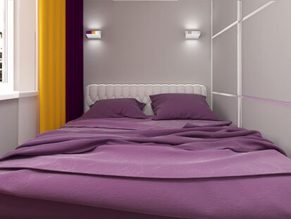 Фото № 6: Дизайн-проект трехкомнатной квартиры 59.5  м² Стиль Контемпорари для ЖК Московский