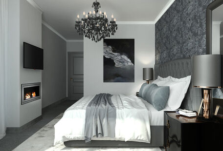 Фото № 4: Дизайн-проект двухкомнатной квартиры 70.23  м² Стиль Современная классика для ЖК Московский