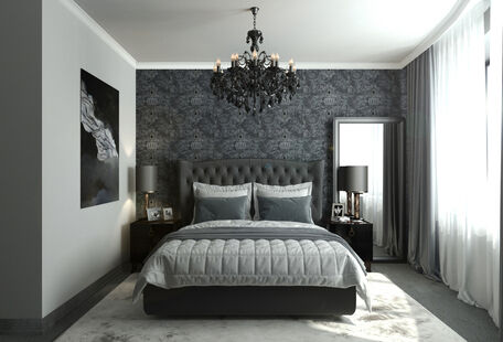 Фото № 6: Дизайн-проект двухкомнатной квартиры 70.23  м² Стиль Современная классика для ЖК Московский