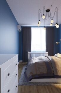 Фото № 3: Дизайн-проект двухкомнатной квартиры 65.9  м² Стиль Контемпорари для ЖК Московский