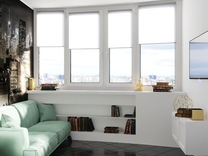 Фото № 1: Дизайн-проект однокомнатной квартиры 46.48  м² Стиль Контемпорари для ЖК Московский