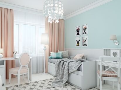 Фото № 3: Дизайн-проект трехкомнатной квартиры 80.9  м² Стиль Современная классика для ЖК Московский