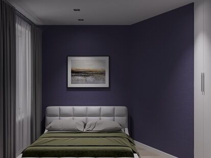 Фото № 3: Дизайн-проект двухкомнатной квартиры 65.39  м² Стиль Минимализм для ЖК Московский