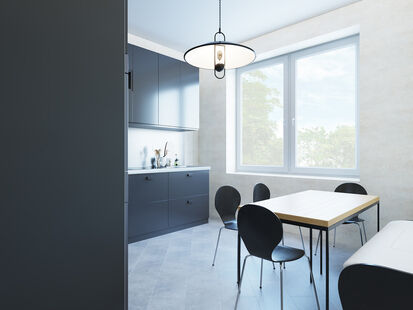 Фото № 6: Дизайн-проект трехкомнатной квартиры 90.9  м² Стиль Минимализм для ЖК Московский