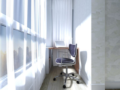 Фото № 2: Дизайн-проект двухкомнатной квартиры 66.41  м² Стиль Модернизм для ЖК Московский