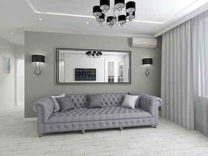 Фото № 4: Дизайн-проект трехкомнатной квартиры 86.8  м² Стиль Современная классика для ЖК Московский