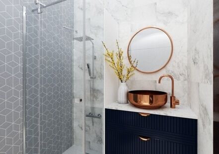 Фото № 6: Дизайн-проект четырехкомнатной квартиры 124.8  м² Стиль Американская классика для ЖК Московский