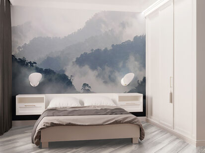 Фото № 4: Дизайн-проект двухкомнатной квартиры 64.2  м² Стиль Американская Классика для ЖК Неоклассика 1