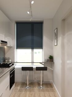 Фото № 3: Дизайн-проект однокомнатной квартиры 30.08  м² Скандинавский стиль для ЖК Московский