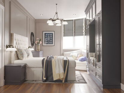 Фото № 1: Дизайн-проект двухкомнатной квартиры 56.8  м² Стиль Современная классика для ЖК Московский