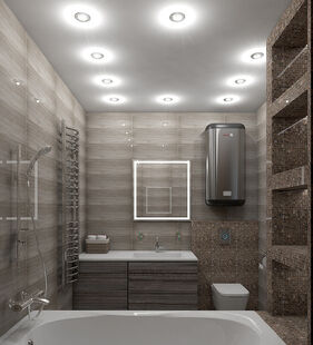 Фото № 2: Дизайн-проект трехкомнатной квартиры 68.1  м² Стиль Классика для ЖК Московский