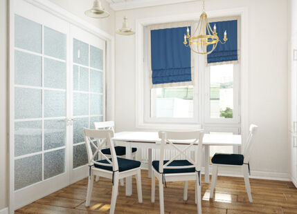 Фото № 6: Дизайн-проект однокомнатной квартиры 43.3  м² Средиземноморский стиль для ЖК Московский