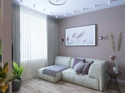 Фото № 1: Дизайн-проект трехкомнатной квартиры 79.2  м² Стиль Контемпорари для ЖК Московский