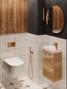 Фото № 4: Дизайн-проект двухкомнатной квартиры 55.5  м² Стиль Модернизм для ЖК Московский