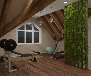 Фото № 5: Дизайн-проект студии 71.9  м² Стиль Фьюжн для ЖК Московский