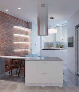 Фото № 2: Дизайн-проект двухкомнатной квартиры 70.8  м² Стиль Фьюжн для ЖК Московский