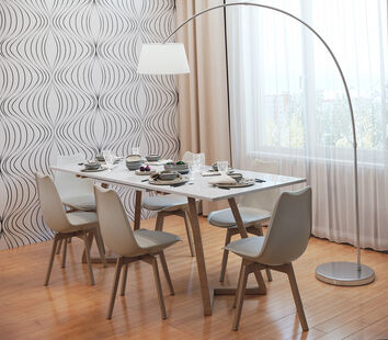 Фото № 2: Дизайн-проект двухкомнатной квартиры 61.4  м² Стиль Современная классика для ЖК Московский