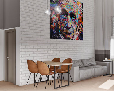 Фото № 1: Дизайн-проект двухкомнатной квартиры 82.1  м² Стиль Фьюжн для ЖК Московский