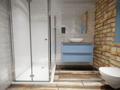 Фото № 4: Дизайн-проект двухкомнатной квартиры 63.6  м² Стиль Эклектика для ЖК Московский