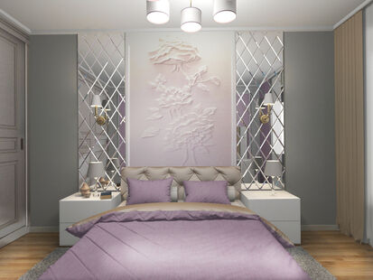 Фото № 4: Дизайн-проект двухкомнатной квартиры 66.5  м² Стиль Современная классика для ЖК Московский