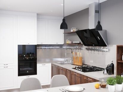 Фото № 4: Дизайн-проект однокомнатной квартиры 34.7  м² Стиль Лофт для ЖК Московский